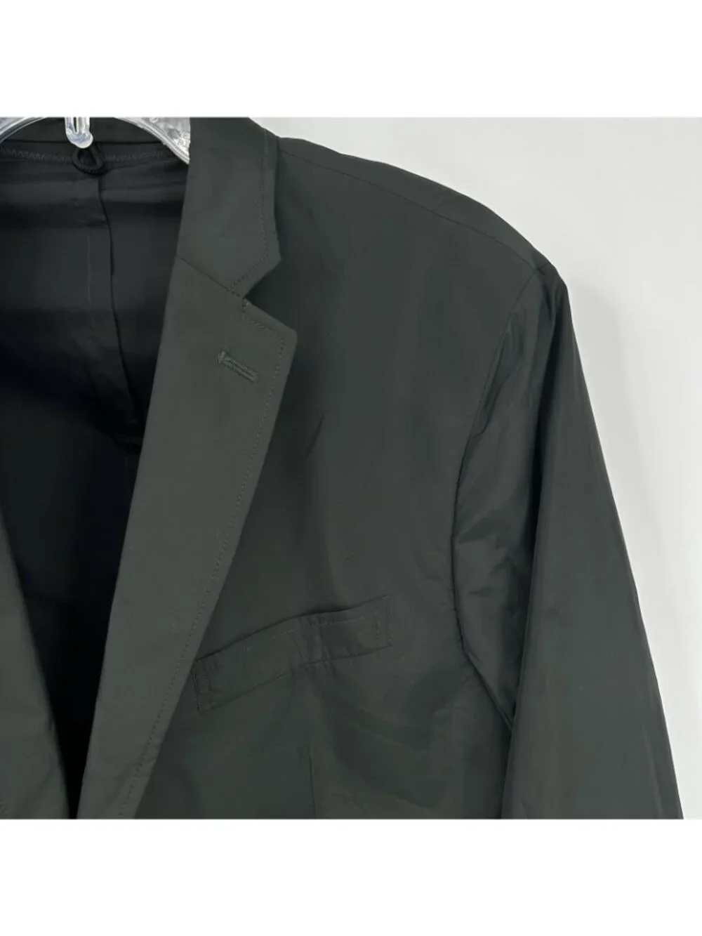 BANANA REPUBLIC green jacket blazer sport coat 44R windbreakers slim fit casual